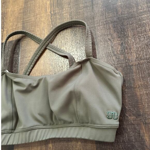 Albion Fit Hunter Green Uplift Bra Size Small - Picture 2 of 6